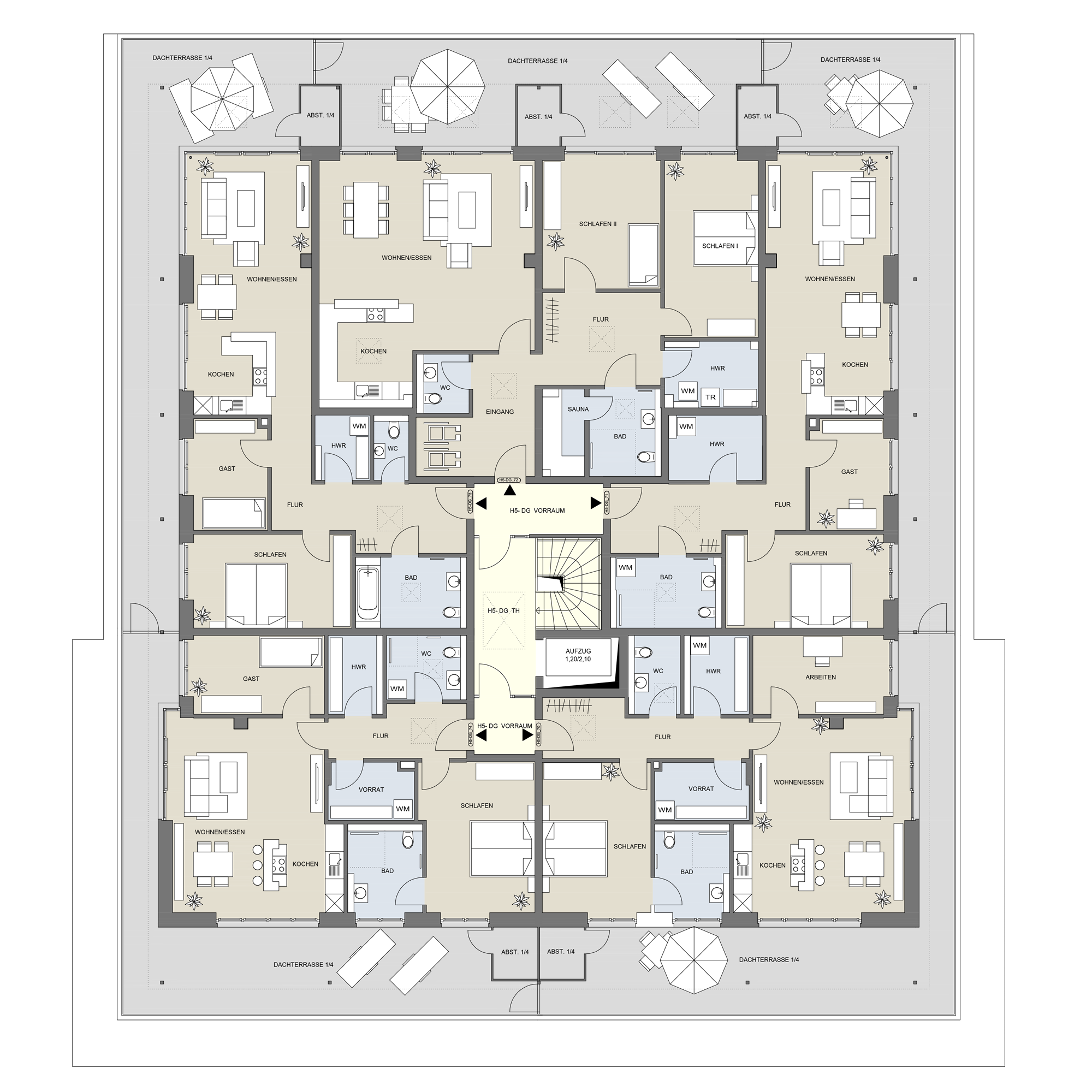 Haus 5 – Dachgeschoss